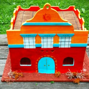 mariage Mexique, tirelire hacienda en argile transformable en lampe location