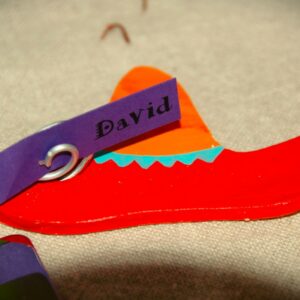 mariage Mexique, porte-nom argile sombrero