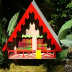 mariage guadeloupe, tirelire cahute sur pilotis en bois