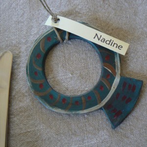 mariage Tanzanie, porte-nom cadeau invité personnalisé