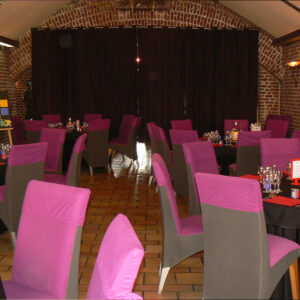 mariage Pop Art, vue de la salle Fort de Mons