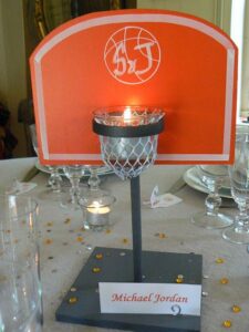 mariage basket centre de table