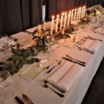 Mariage industriel à la Ferme des Templiers, table d
