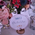 Décoration de table mariage cirque