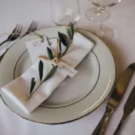 assiette mariage végétal