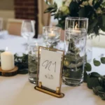 porte nom décoration mariage végétal