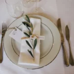 porte nom décoration mariage végétal
