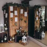 Décoration mariage végétal, plan de table
