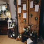 Décoration mariage végétal, plan de table