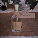mariage bohême terracotta, fiole alcool cadeau invité personnalisée