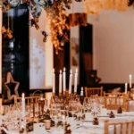 Décoration mariage bleu navy/burgundy