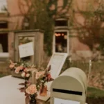 mariage fleuri terracotta