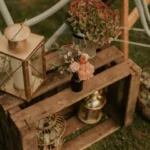 décoration de mariage terracotta