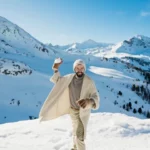 Boule de neige durant le mariage