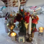 centre de table invité mariage bohême gypsy coloré