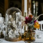 dôme décoré pour un mariage rétro brocante au Clos de la Source