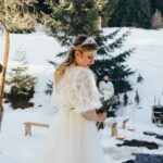 mariage à la neige, découverte de la mariée