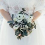 mariage à la neige, bouquet de la mariée