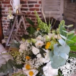 gros bouquet aux couleurs du soleil pour un mariage d