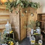 photobooth mariage dolce vita bleu et citrons