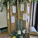 plan de table vieux volets mariage dolce vita