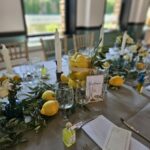 mariage dolce vita bleu et citrons