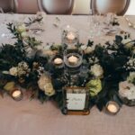 centre de table fleuri table d