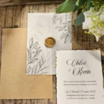 faire-part mariage végétal