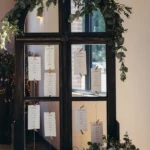 plan de table mariage végétal à la Gentilhommière