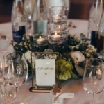 centre de table, mariage élégant et fleuri