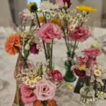 mariage coloré et fleuri au Carré du hélin