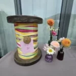 tirelire/urne mariage coloré