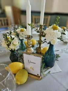 centre de table mariage dolce vita