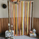 arche backdrop mariage coloré