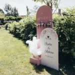 panneau de bienvenue personnalisé mariage Bridgerton